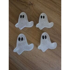 Ghost Coasters Set of 4 Halloween Decorations Spooky Season Decor‎